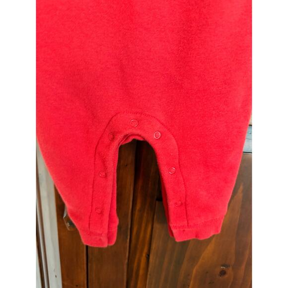 Baby Gap red applique reindeer romper size 3-6 months EUC - Picture 5 of 5